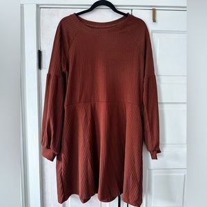 Loose Fitting Sweater Dress